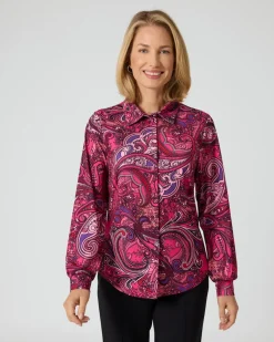 Blusenshirt mit Paisley-Druck