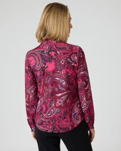 Blusenshirt mit Paisley-Druck