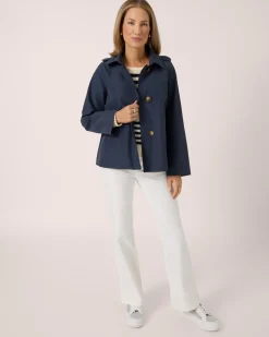 Bändchengarn-Pullover im Streifendesign
