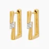 Brillant-Creolen, ca. 0,05 ct