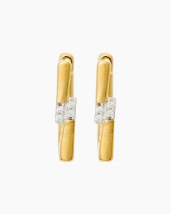 Brillant-Creolen, ca. 0,05 ct