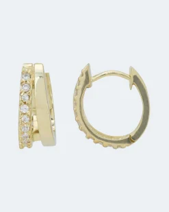 Brillantcreolen ca. 0,18 ct