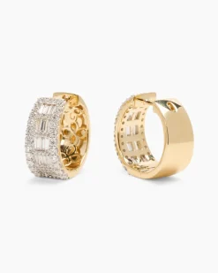 Brillant- & Diamant-Creolen ca. 1,50 ct