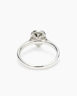 Brillant- + Diamantring ca. 0,50 ct