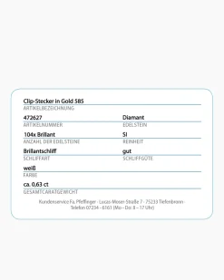 Brillant-Ohrclipstecker 0,63 ct