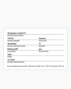 Brillant-Ohrstecker 0,35 ct