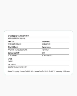 Brillant-Ohrstecker 0,05 ct