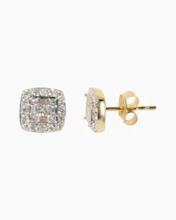 Brillant-Ohrstecker mit Diamant ca. 0,50 ct