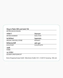 Brillantring 0,30 ct