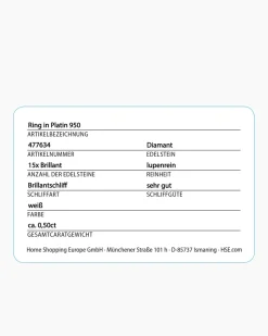 Brillantring 0,50 ct