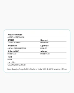 Brillantring 1,00 ct