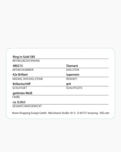 Brillantring 0,50 ct