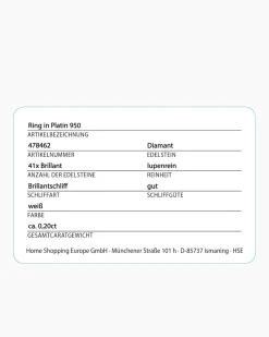 Brillantring 0,20 ct