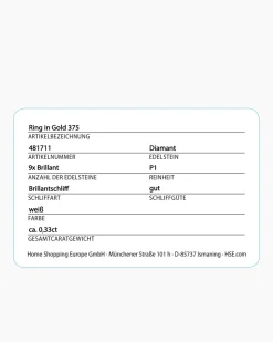 Brillantring 0,33 ct