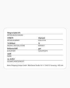 Brillantring 0,20 ct