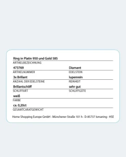 Brillantring 0,20 ct