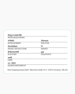 Brillantring 1,00 ct