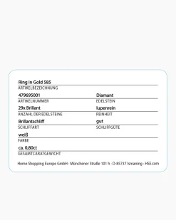 Brillantring 0,80 ct
