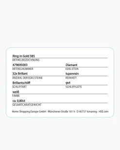 Brillantring 0,80 ct