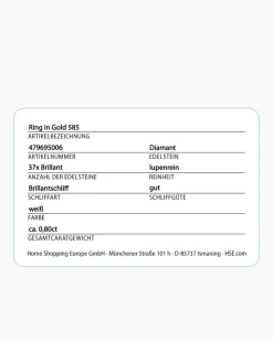 Brillantring 0,80 ct