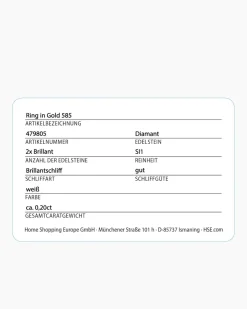 Brillantring im Flex-Design ca. 0,20 ct