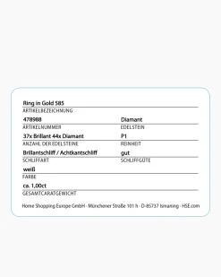 Brillantring mit Diamant 1,0 ct