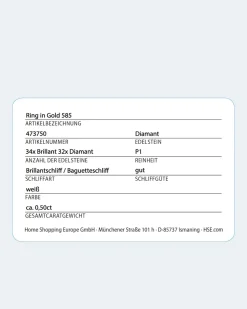 Brillantring mit Diamanten 0,50 ct