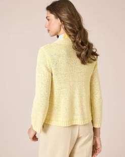 Cardigan aus Bändchengarn
