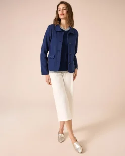 Cardigan aus Ottoman Jersey