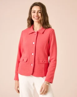 Cardigan aus Ottoman Jersey