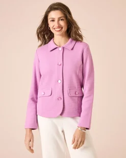Cardigan aus Ottoman Jersey