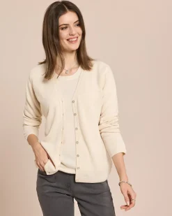 Cardigan Cashmere Feeling langarm