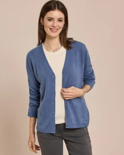Cardigan Cashmere Feeling langarm