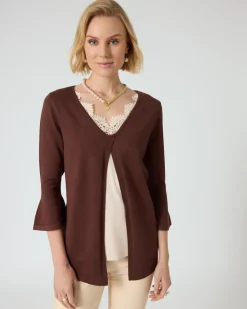 Cardigan im 2-in-1-Design