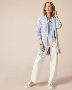 Cardigan im Ornament-Design