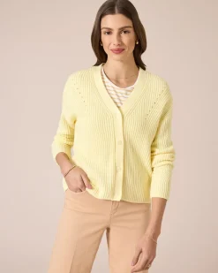 Cardigan mit Ajour-Details