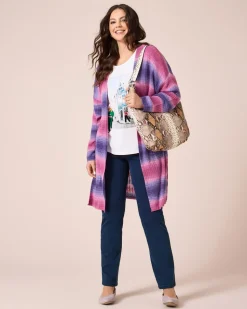 Cardigan mit Farbverlauf