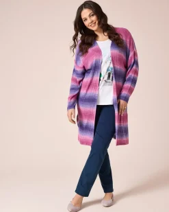 Cardigan mit Farbverlauf