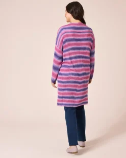 Cardigan mit Farbverlauf