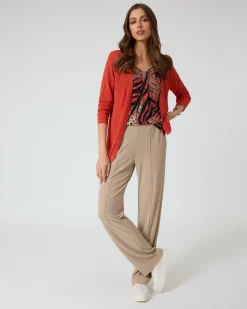 Cardigan mit Glanzgarn