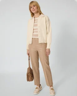 Cardigan mit Hemdkragen