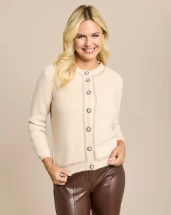 Cardigan mit Knöpfen und Kettendetail