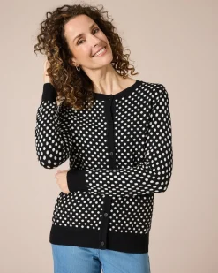 Cardigan mit Punkten
