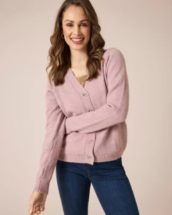 Cardigan mit Schleifenknöpfen