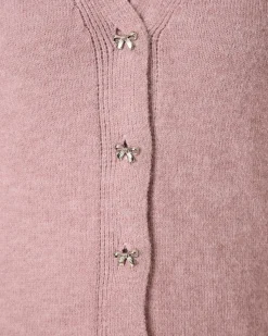Cardigan mit Schleifenknöpfen