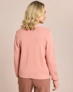 Cardigan mit Schlitz an Manschette