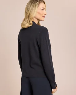 Cardigan mit Schlitz an Manschette