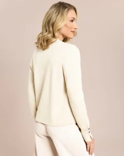 Cardigan mit Schlitz an Manschette