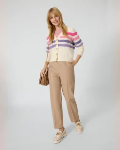 Cardigan mit Streifen