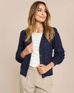 Cardigan mit Struktur